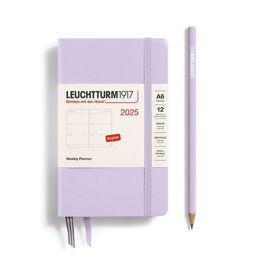 Leuchtturm, Purple, Planners, Art & School, 2025, A6, Pocket, Weekly, Lilac, 816313